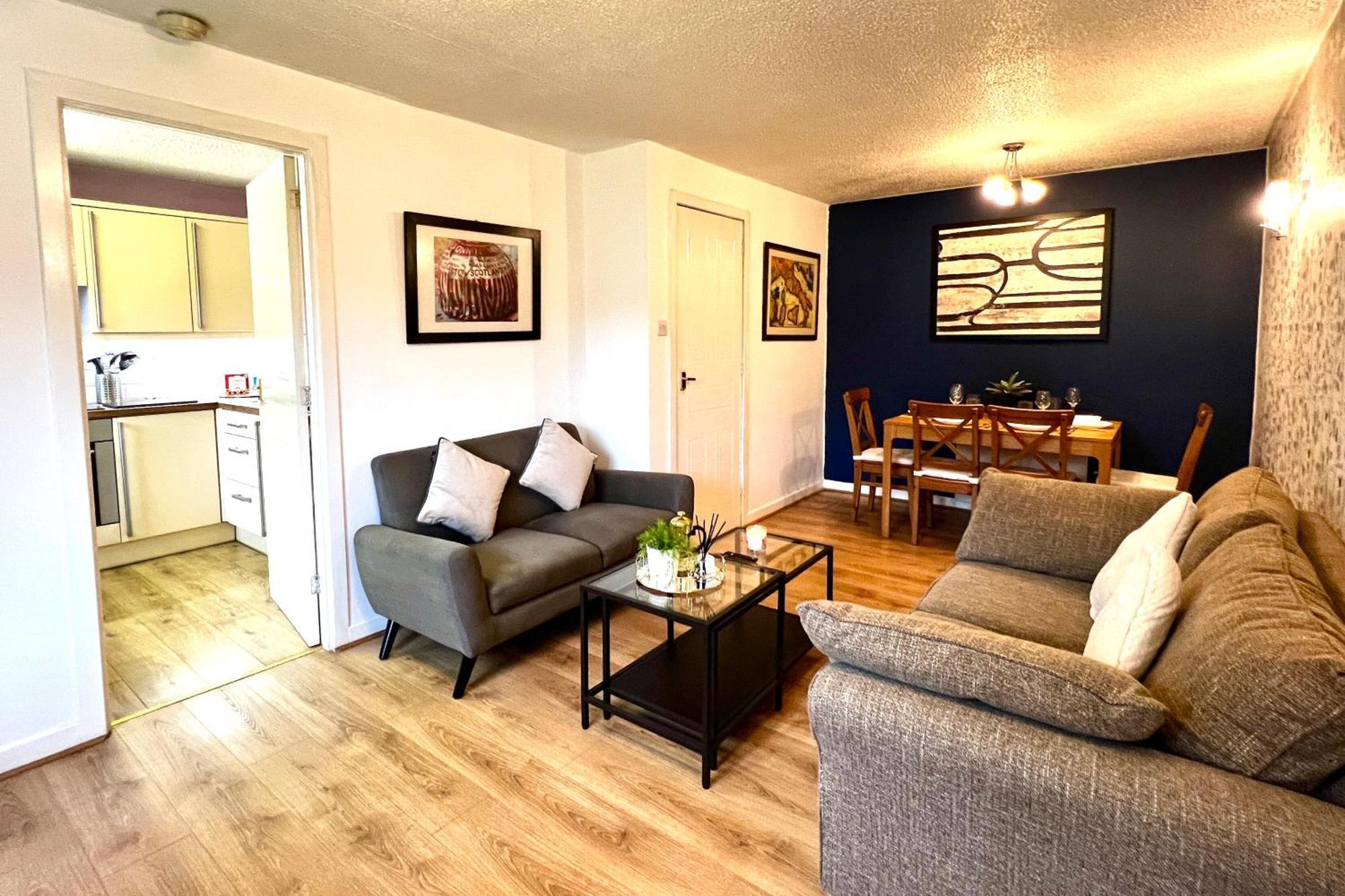 Apartamento Ground Floor Flat With Free Parking & Wifi Glasgow Exterior foto